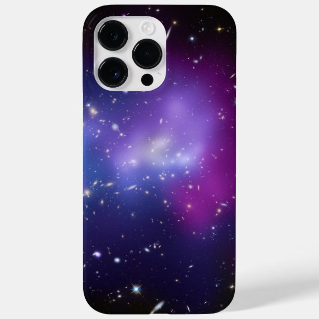 Purple Galaxy Cluster Space Photo Case-Mate iPhone Case (Back)