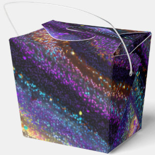 Purple Galaxy Favor Boxes