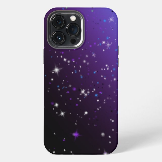 Purple Galaxy Iphone Case (Back)