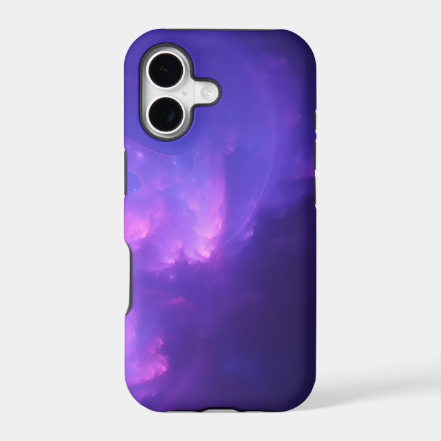 purple galaxy iphone case (Back)
