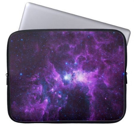 Purple Galaxy Laptop Sleeve
