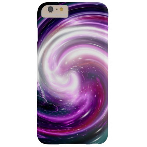Purple Galaxy Nebula Twirl Barely There iPhone 6 Plus Case