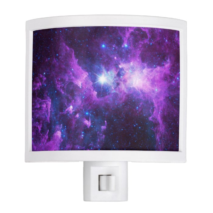 Purple Galaxy Night Light | Zazzle