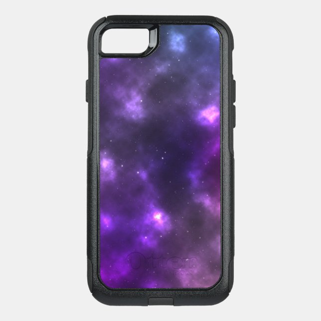Purple Galaxy Otterbox iPhone Case (Back)
