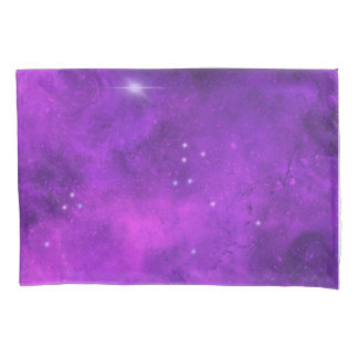 Purple Galaxy Pillow Case