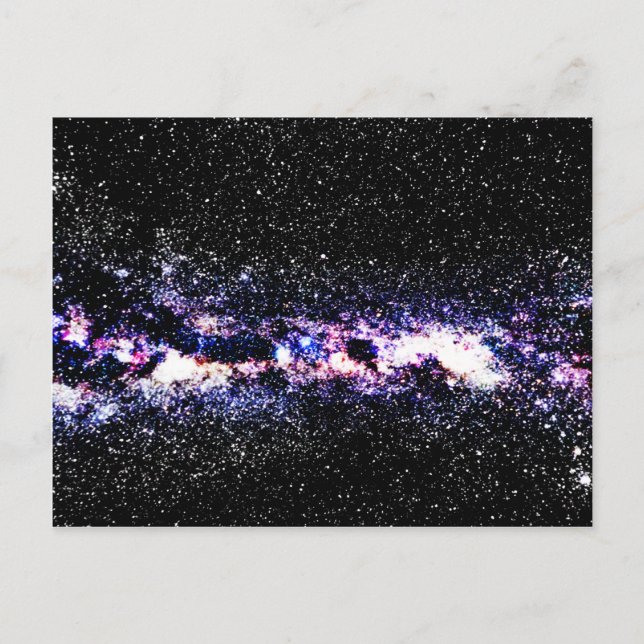 Purple Galaxy Postcard (Front)