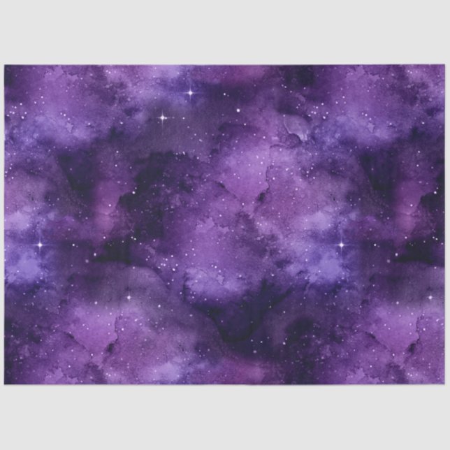 Purple Galaxy Series Design 5 Tissue Paper (Front)