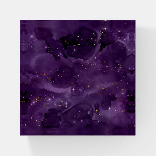 Purple Galaxy Series Design 8 Paperweight