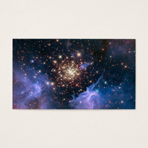 Purple Galaxy Starry Sky Supernova Astronomy Space Business Card