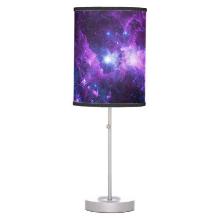 Purple Galaxy Table Lamp