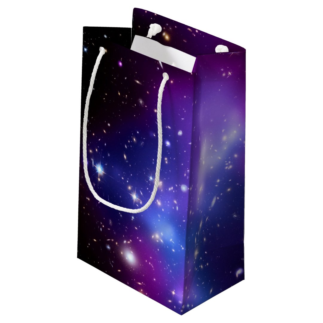 Purple Galaxy Universe Astronomy NASA Space Small Gift Bag | Zazzle