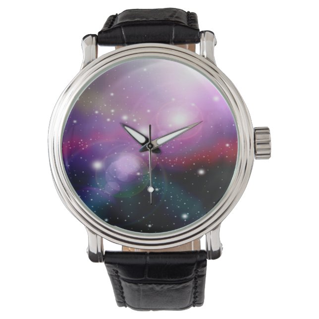 Purple Galaxy Watch (Front)