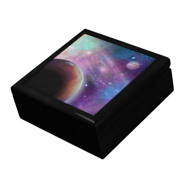 Purple Galaxy with Planets Gift Box (Side)