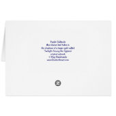 Purple Gallinule Cards (Back Horizontal)