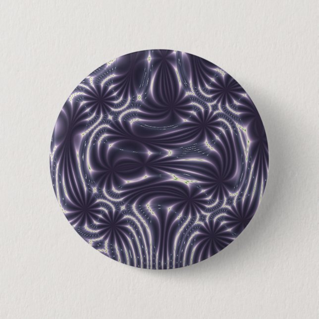 Purple Garden Pinback Button (Front)