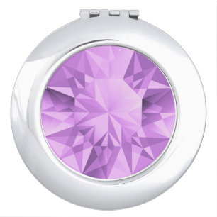 Purple Gem Compact Mirror