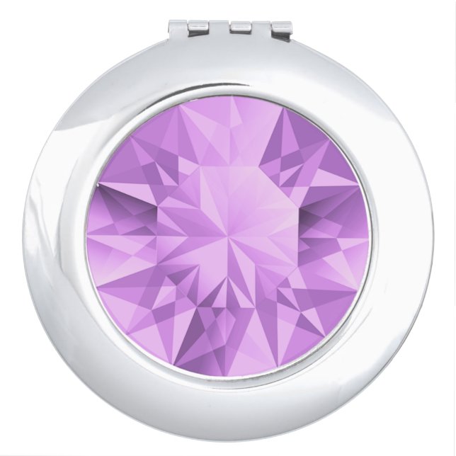 Purple Gem Compact Mirror (Front)