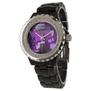 Purple Gemstone Watch
