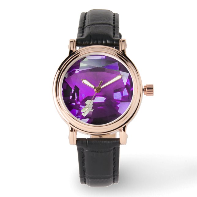 Purple Gemstone Watch (Front)