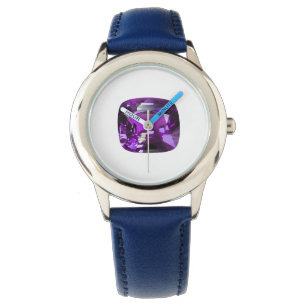 Purple Gemstone Watch