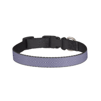 Purple Geometric Abstract Pet Collar
