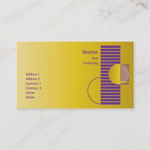 Purple Geometric - Business Business Cards