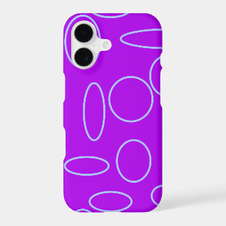 Purple Geometric Circles iPhone 17 Case