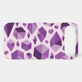 Purple geometric jewel shapes Case-Mate iPhone case (Back (Horizontal))