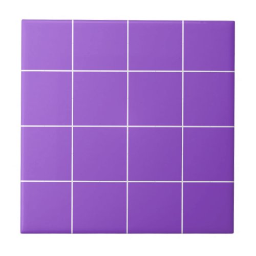 Purple Geometric Pattern Modern Girly Trendy Ceramic Tile