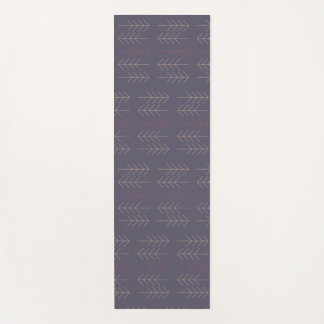 Purple Geometric Yoga Mat