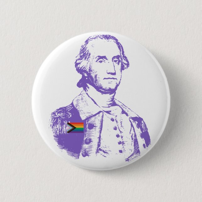 Purple George Button (Front)