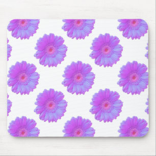Purple gerbera daisy mouse pad