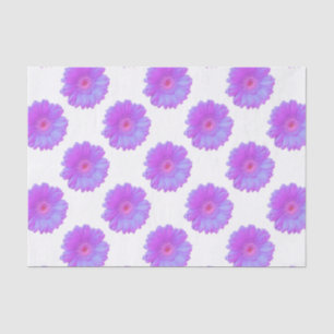 Purple gerbera daisy tissue paper
