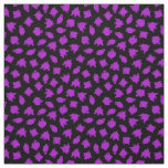 Purple Ghost Happy Halloween Modern Fabric