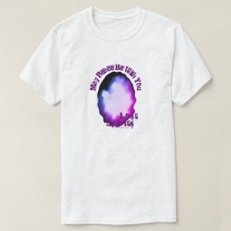 Purple Ghost May Peace Be with You Lost Spirit T-Shirt
