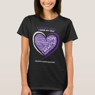 Purple Gifts In Memory Of My Dad Pancreatic Cancer T-Shirt