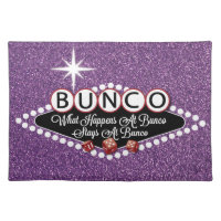 Purple Giltter What Happens At Bunco