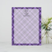 Purple gingham pattern (Standing Front)