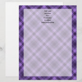 Purple gingham pattern (Front/Back)