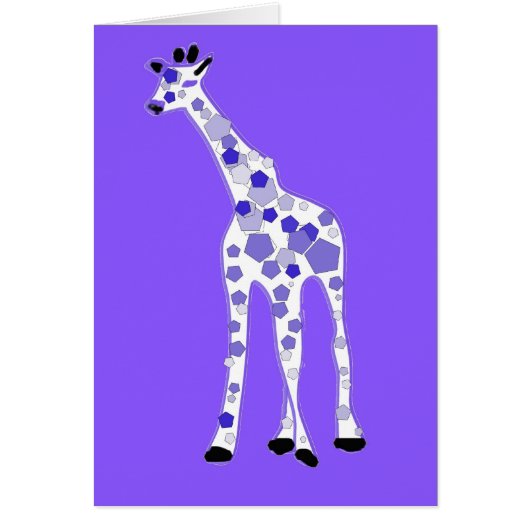 PURPLE Giraffe Cards (Front)