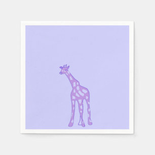 purple giraffe napkins