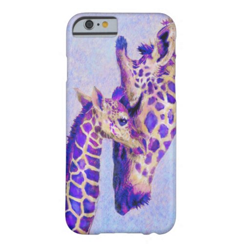 purple giraffes iPhone 6 case