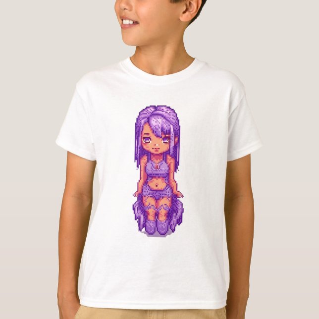 Purple girl  T-Shirt (Front)