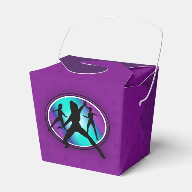 Purple Girls Spy Party Favor Box (Front Side)