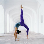 Purple Glam Legging<br><div class="desc">Elevate your athleisure look with these stunning purple glitter leggings. Sparkle and shine while staying comfortable during workouts or casual outings. Stand out with every step!</div>