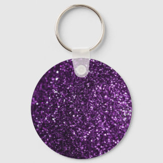 Purple Glimmer Keychain