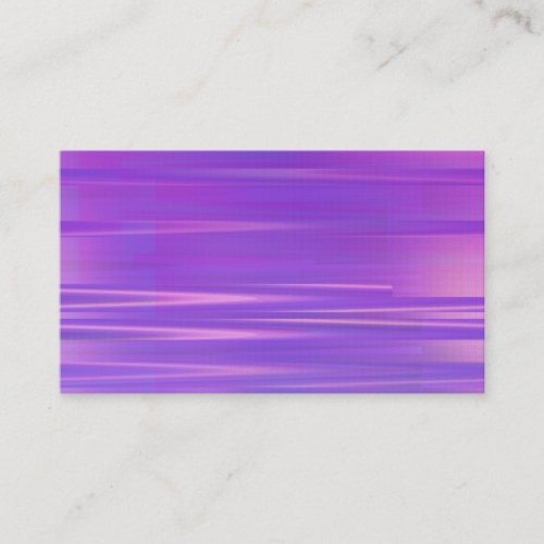 Purple Glitch Art Vaporwave Aesthetic Horizontal Business Card