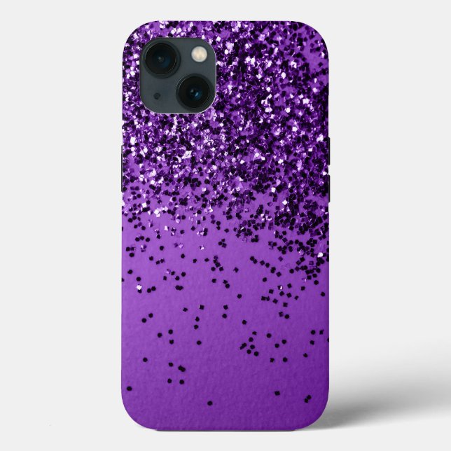 PURPLE Glitter #2 (Faux Glitter) #shiny #decor  Case-Mate iPhone Case (Back)