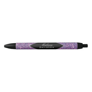 Purple Glitter and Glamour Pen