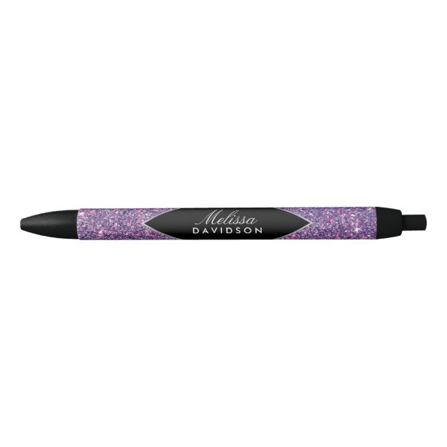 Purple Glitter and Glamour Pen (Front)